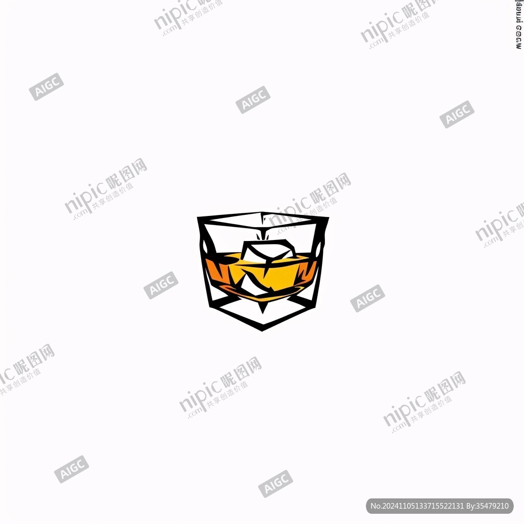 牛奶杯形态logo