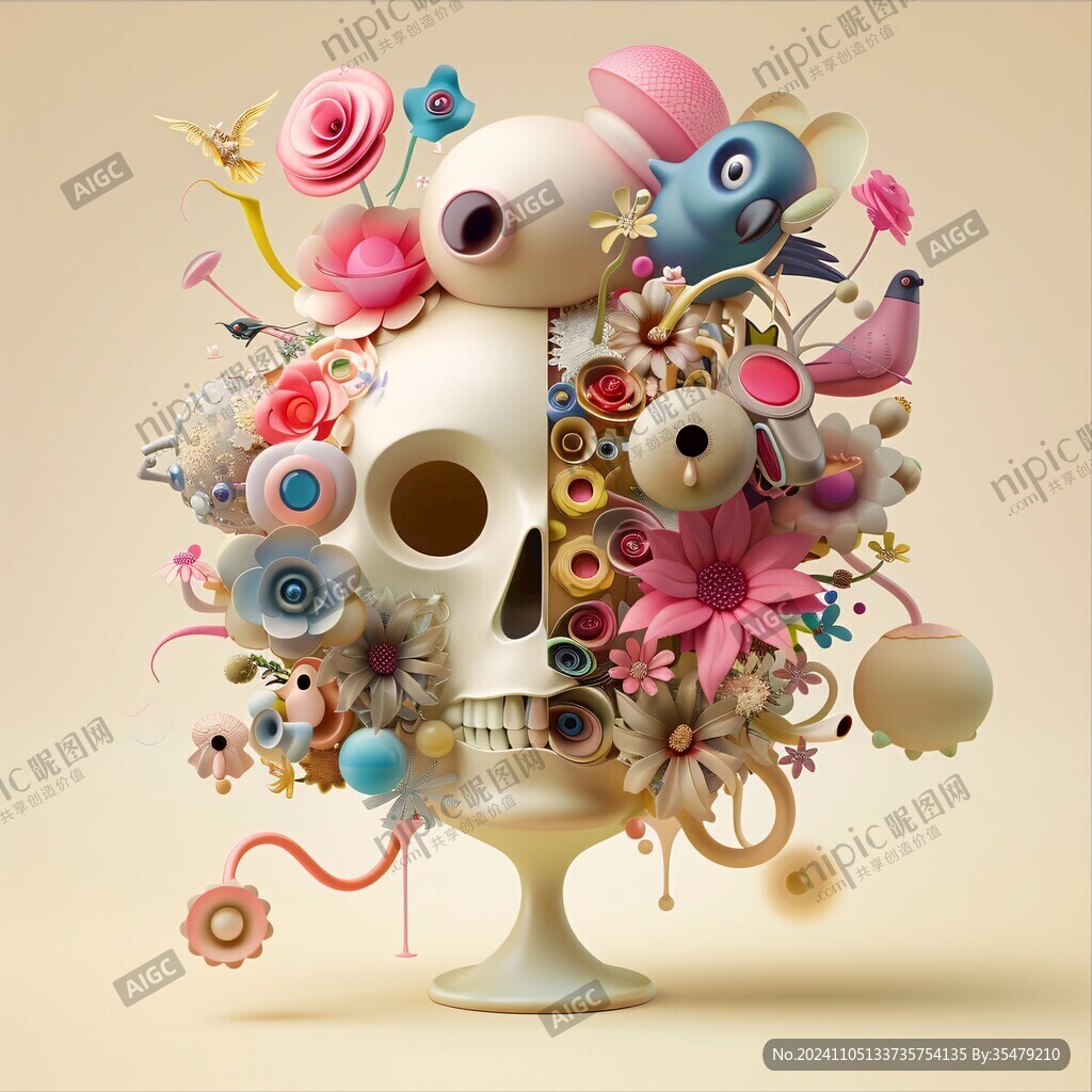 3d立体插画风格