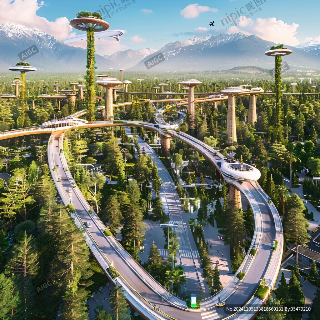 魅力挪威市悬浮岛设计