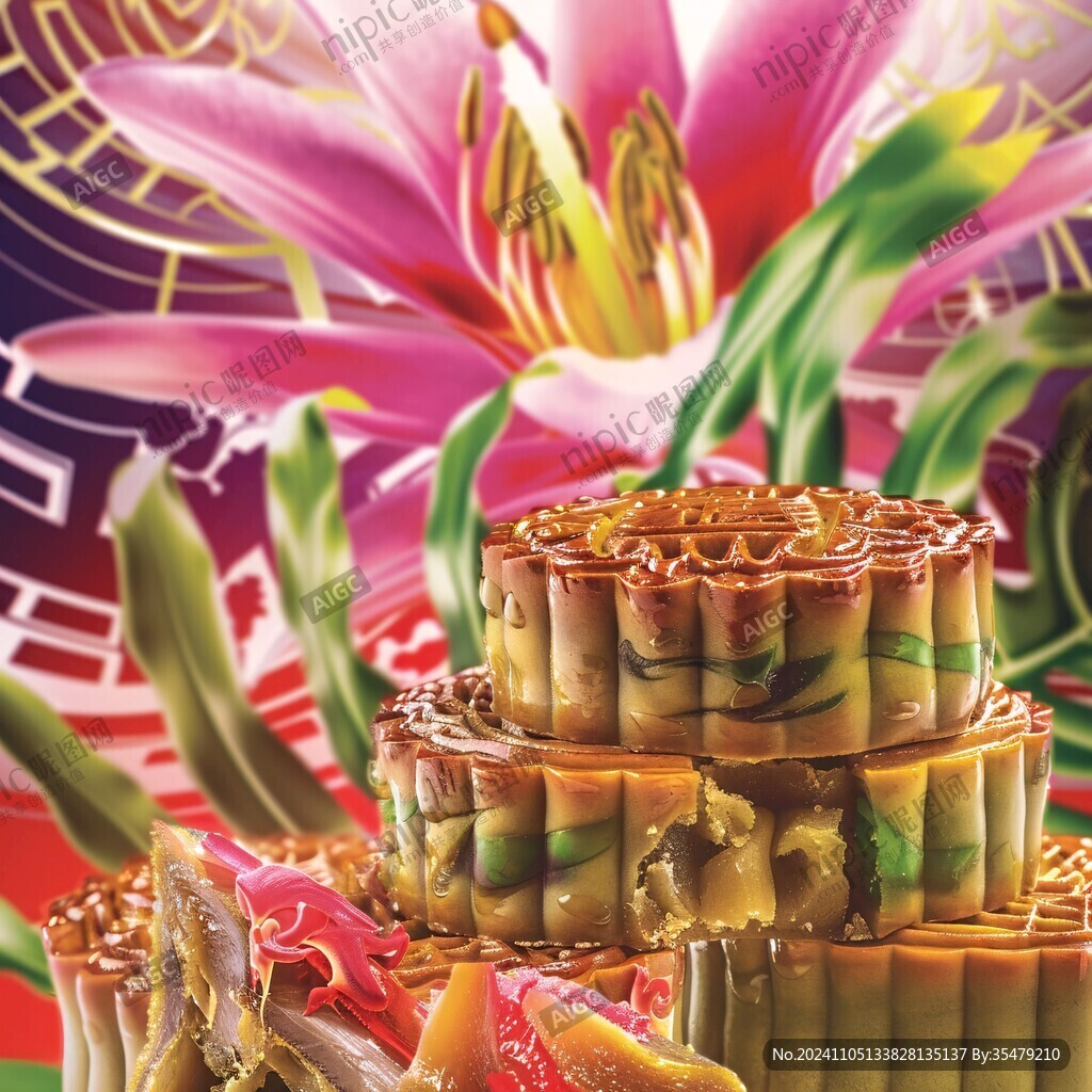 3d月饼场景