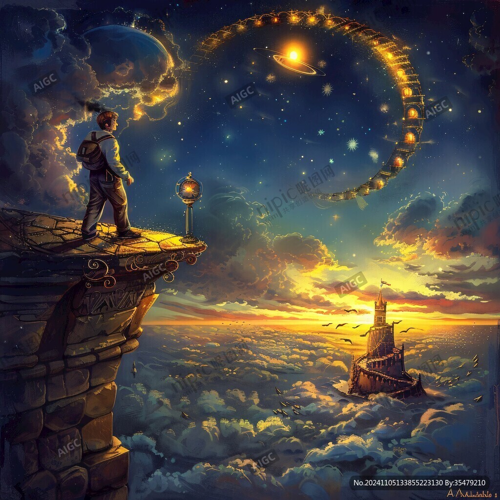 魔幻场景插画