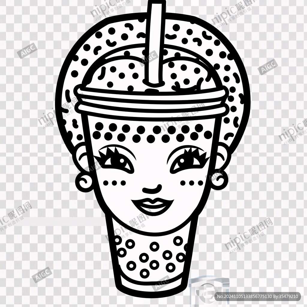 女人女性美女奶茶店