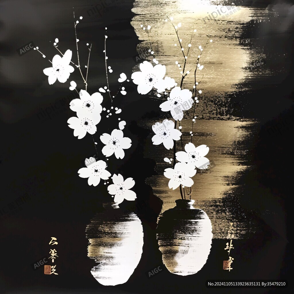 梨花艺术画