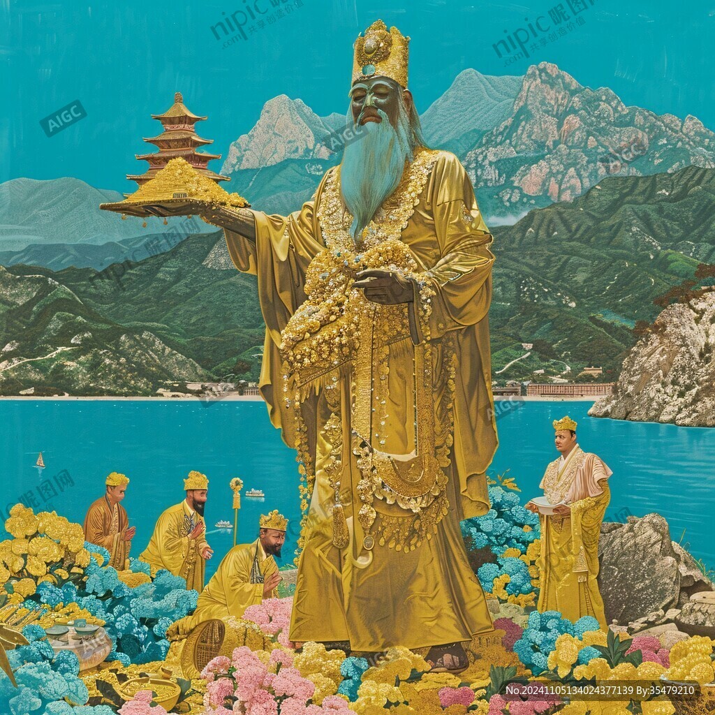 寿星浮雕效果图