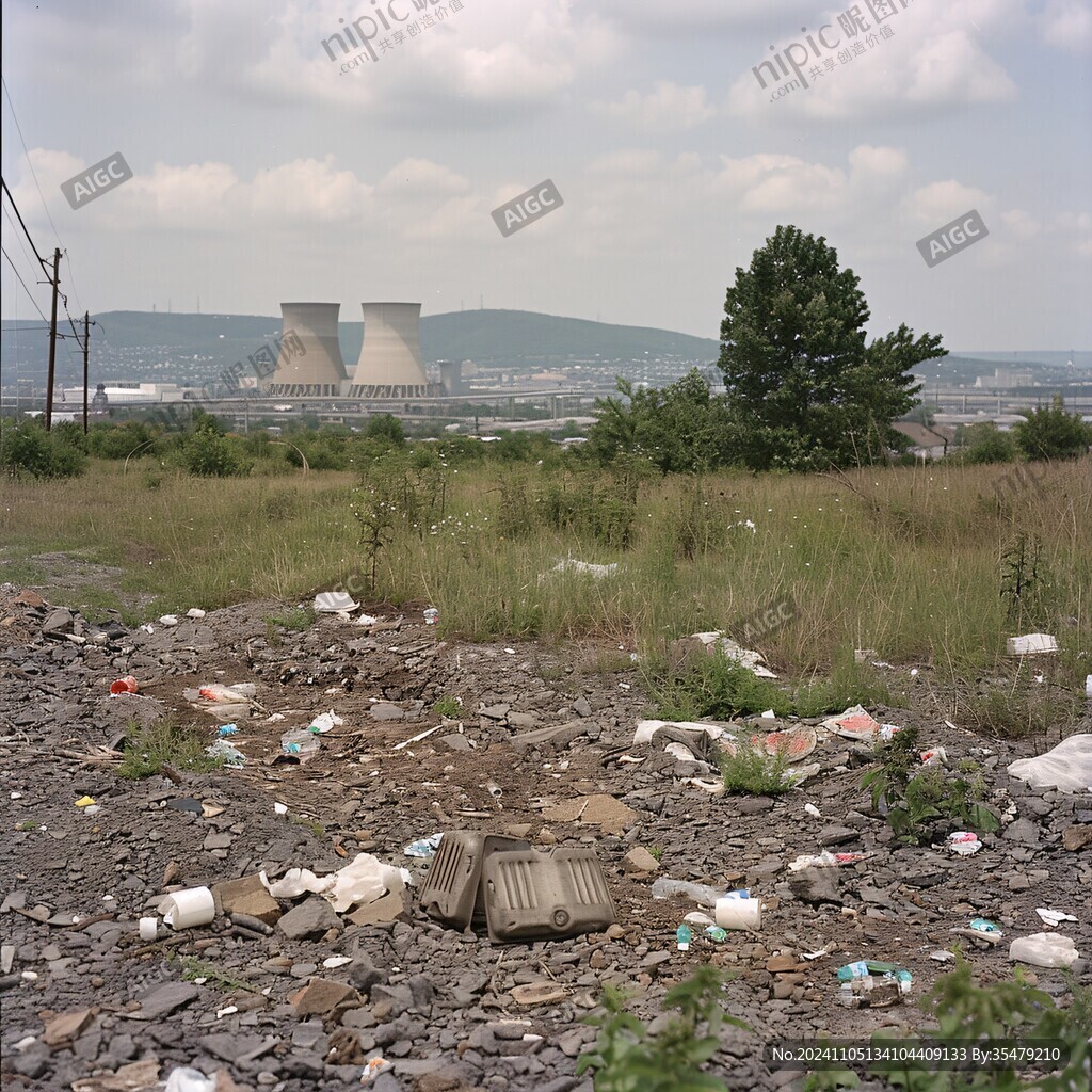 生活垃圾焚烧发电风景