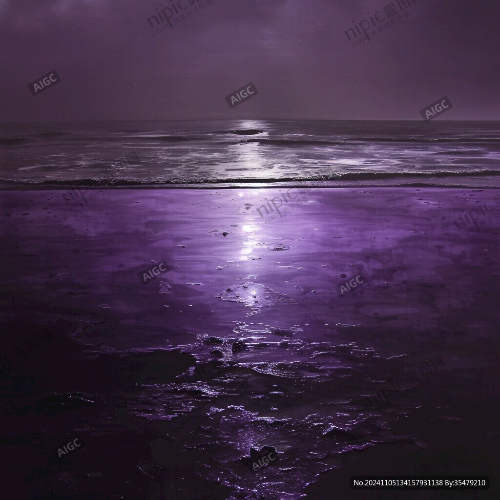 梦幻紫海