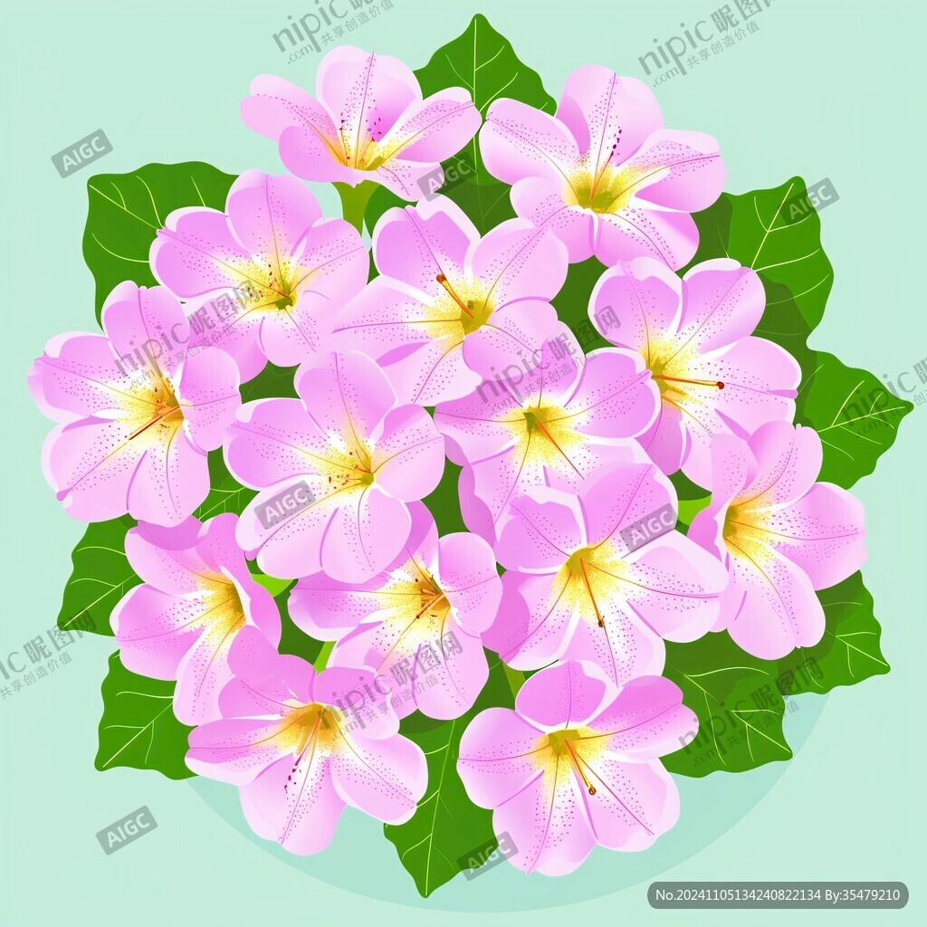 酢浆草插画