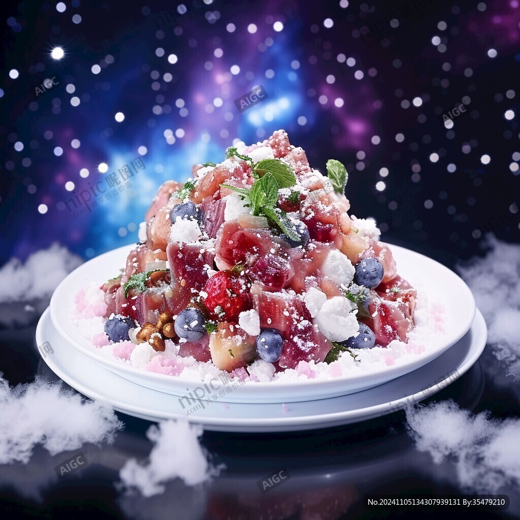 鲜果捞拌雪球