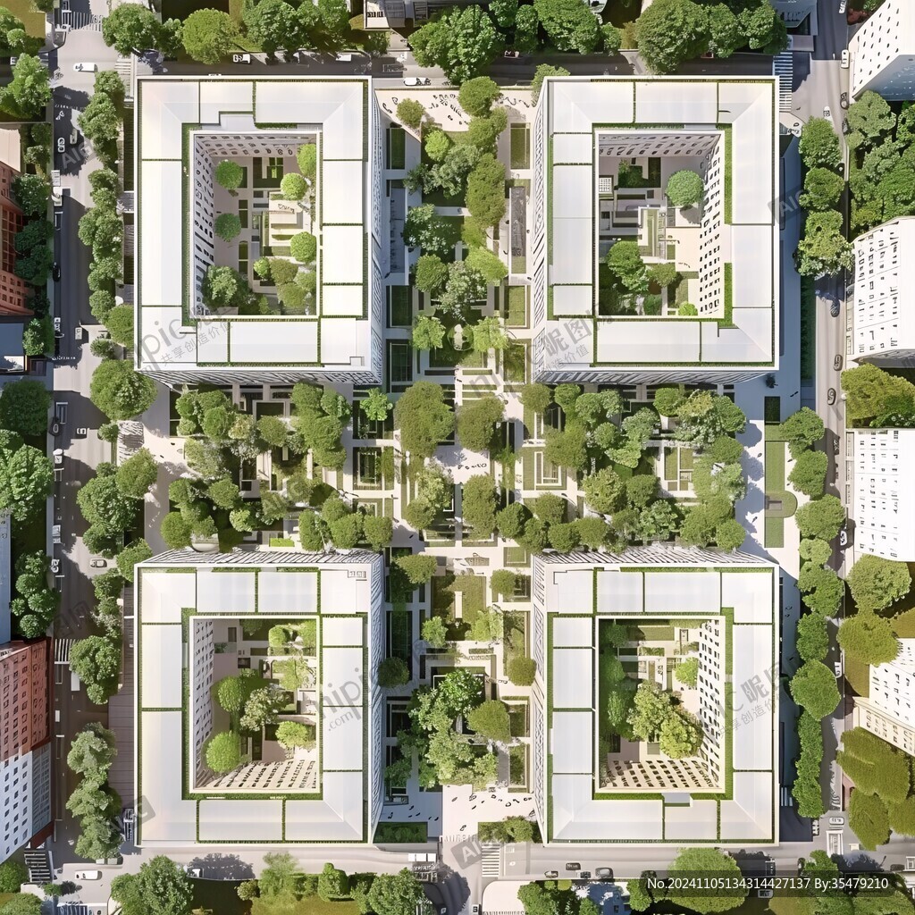 纵伸感广场