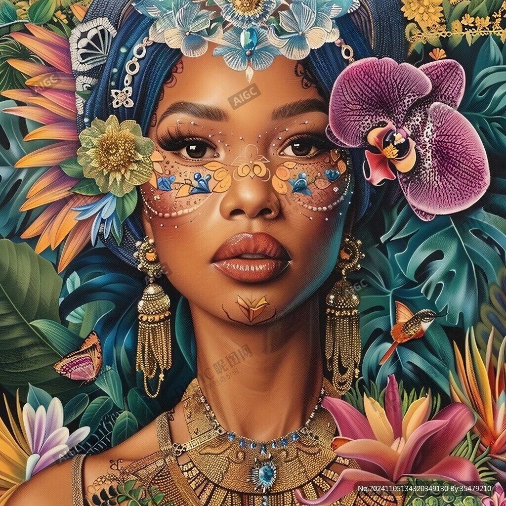 彩妆人物欣赏
