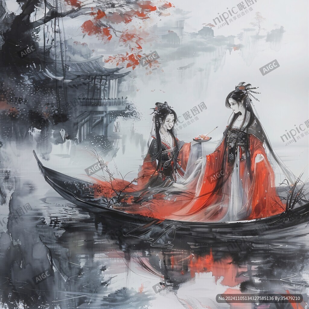 古风美女古风情侣
