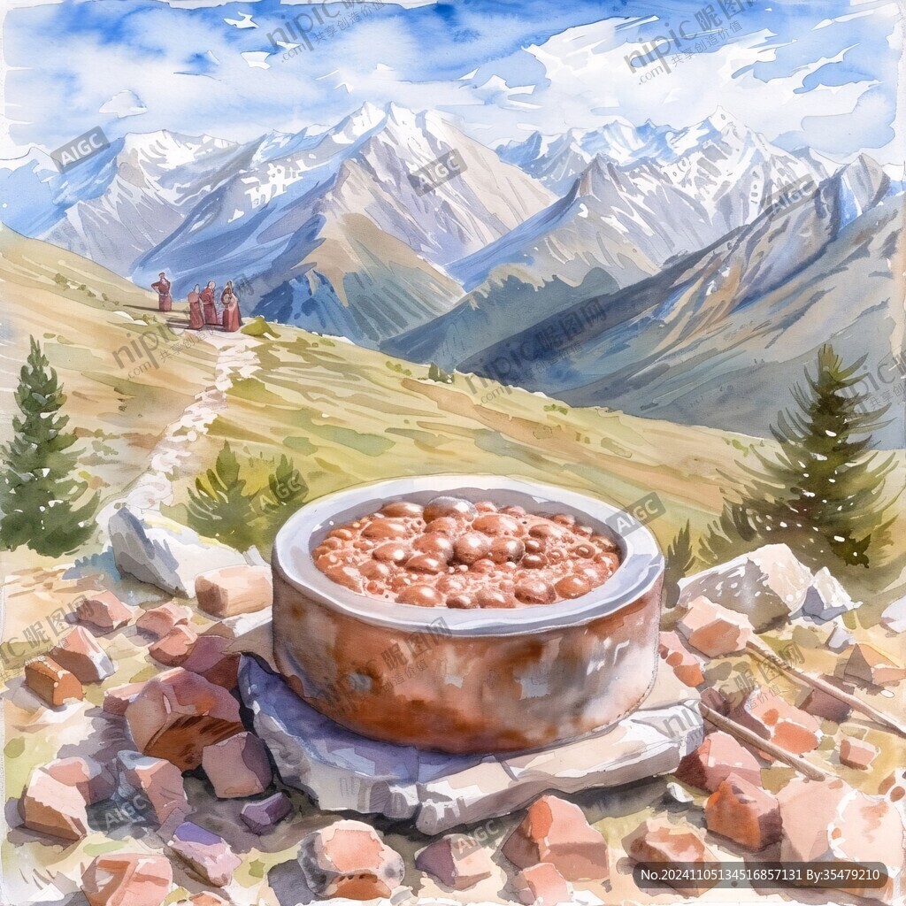 碗豆插画