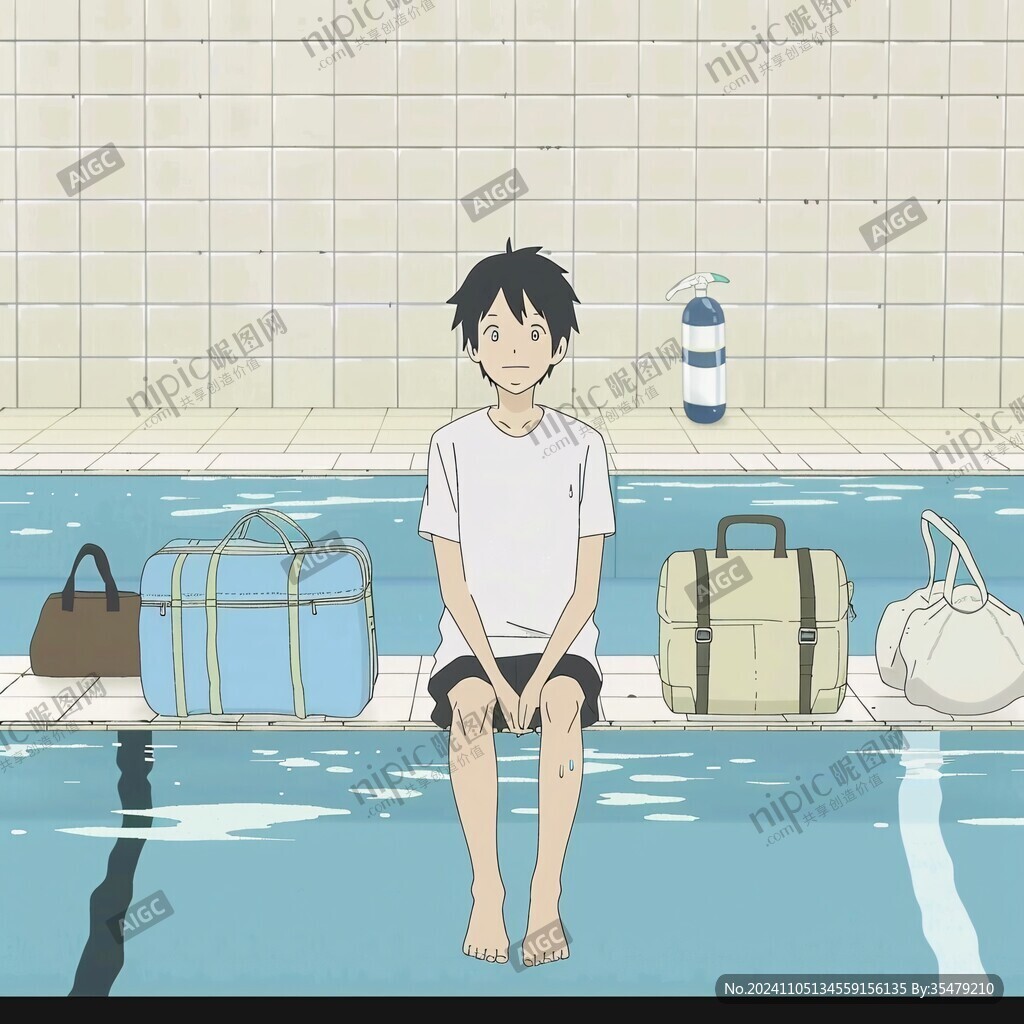 独自一人洗浴