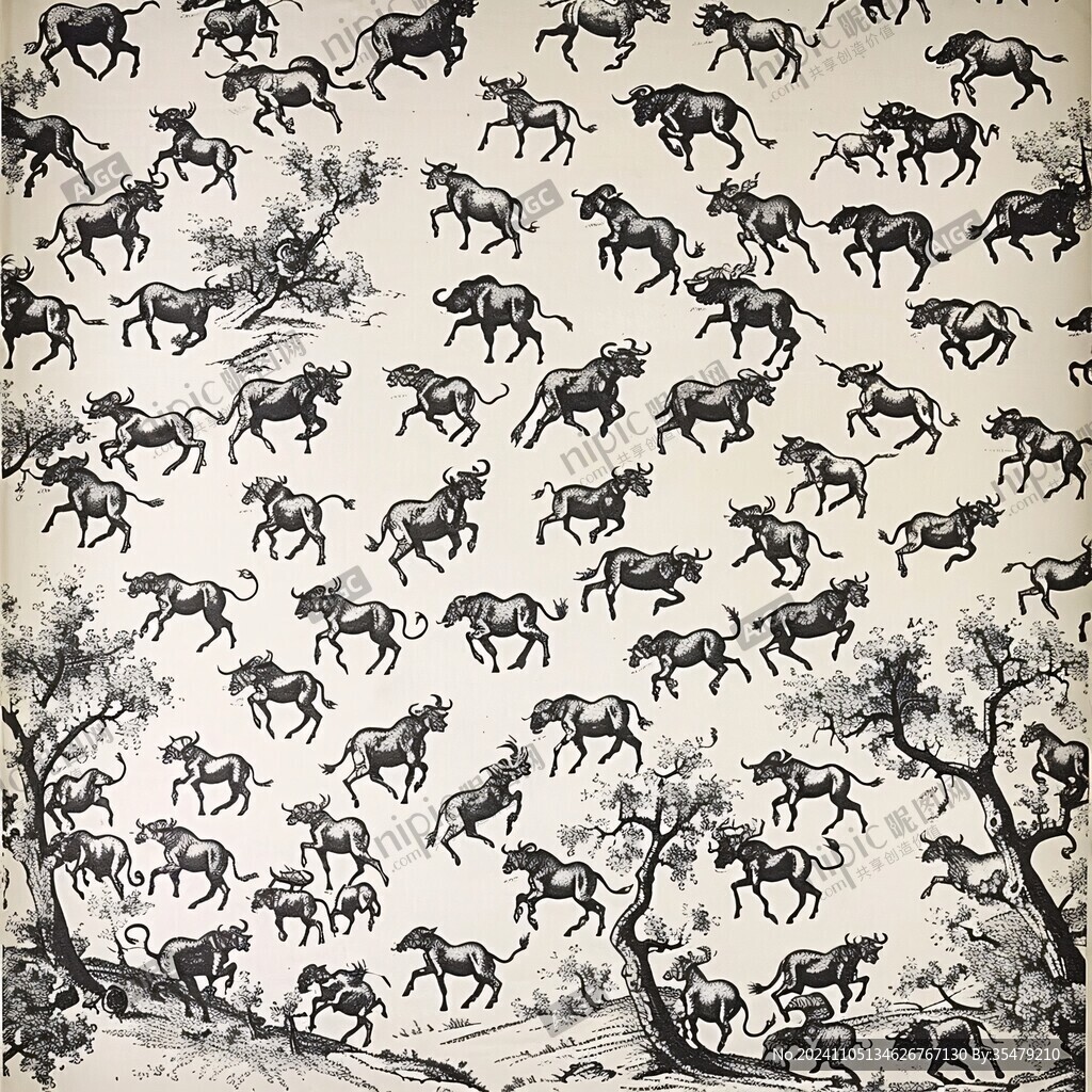 马群岩画