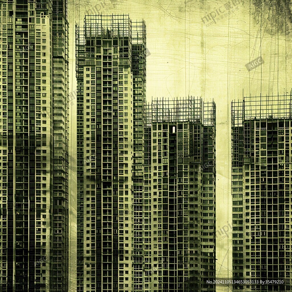 施工楼房背景
