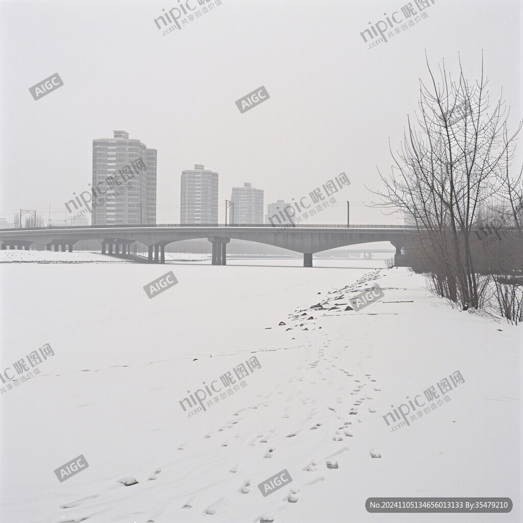 汾河雪景