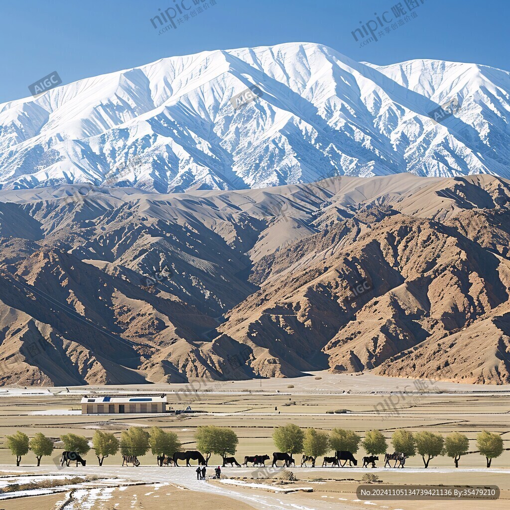 昆仑山山谷