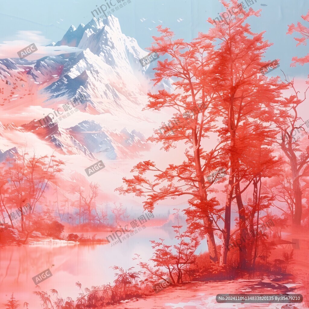 风景厚涂