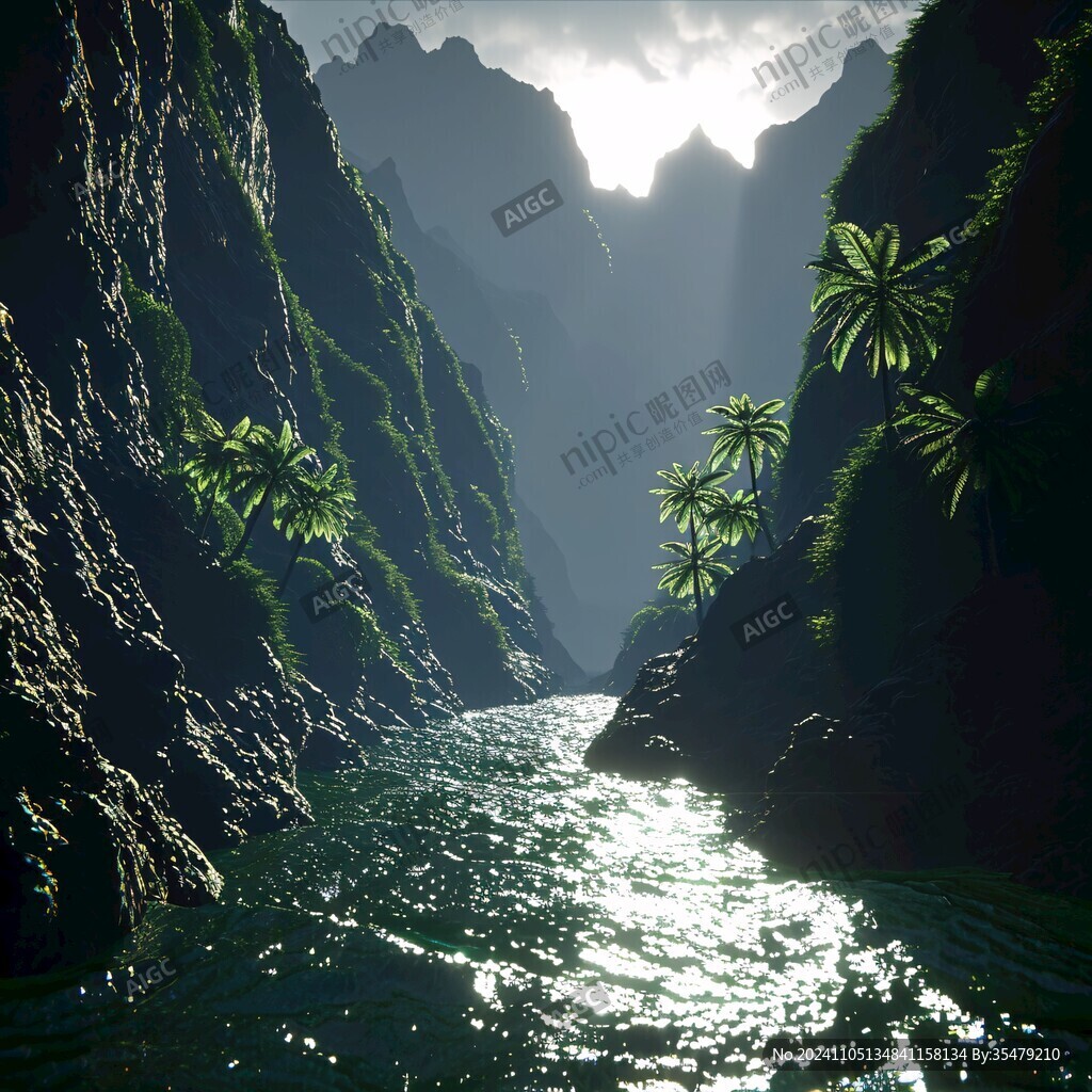 丛林河流