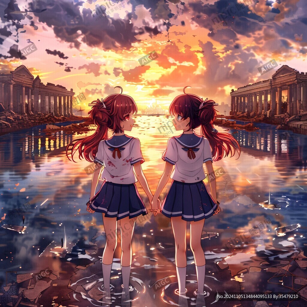 动漫海边