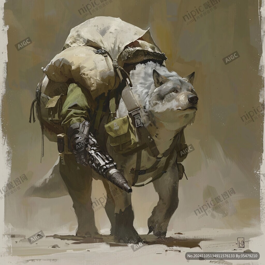 犀牛原画