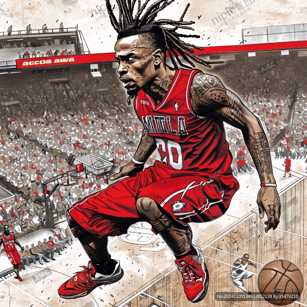 nba插画