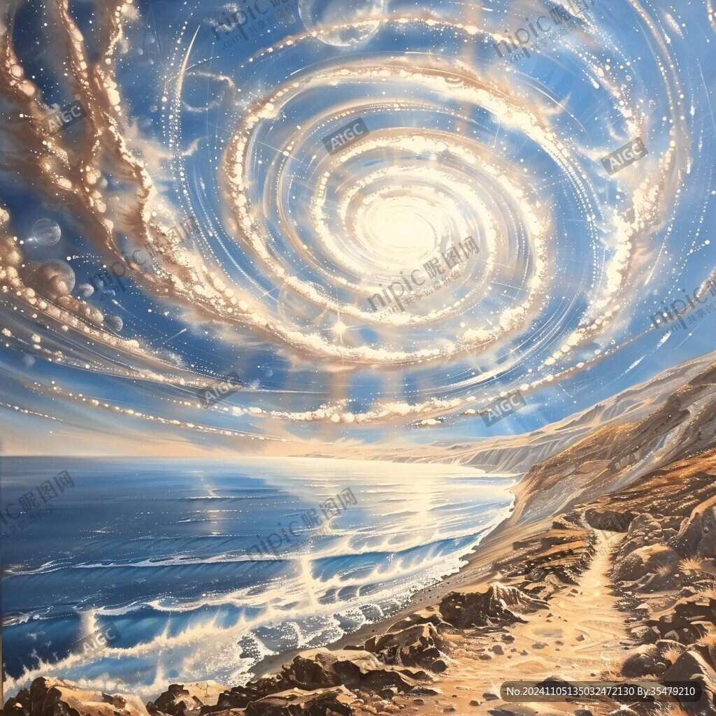 螺旋星云装饰画