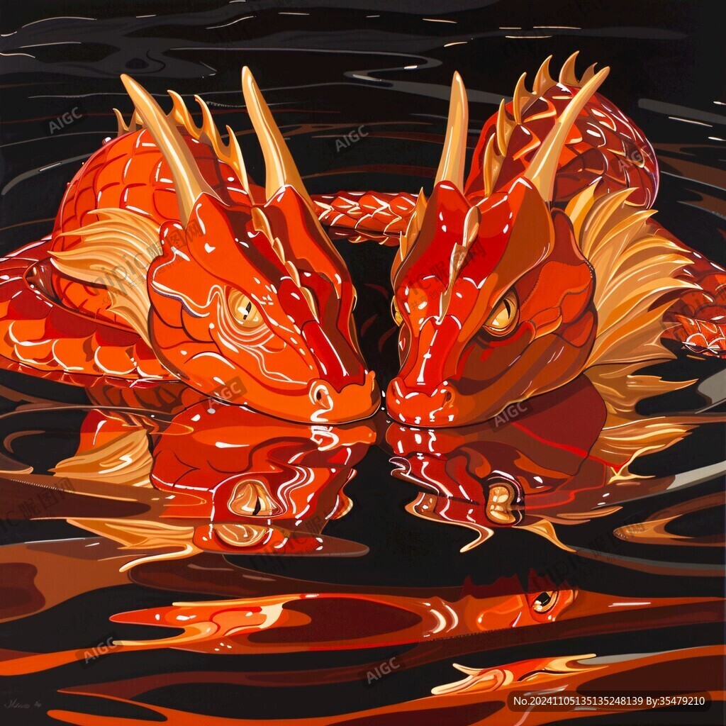插画锦鲤