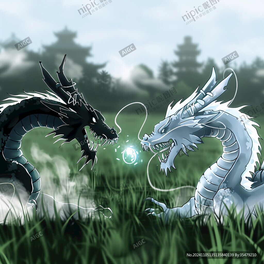 白龙斗黑龙