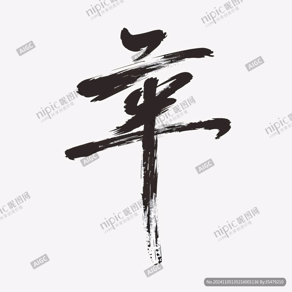 毛笔字年华