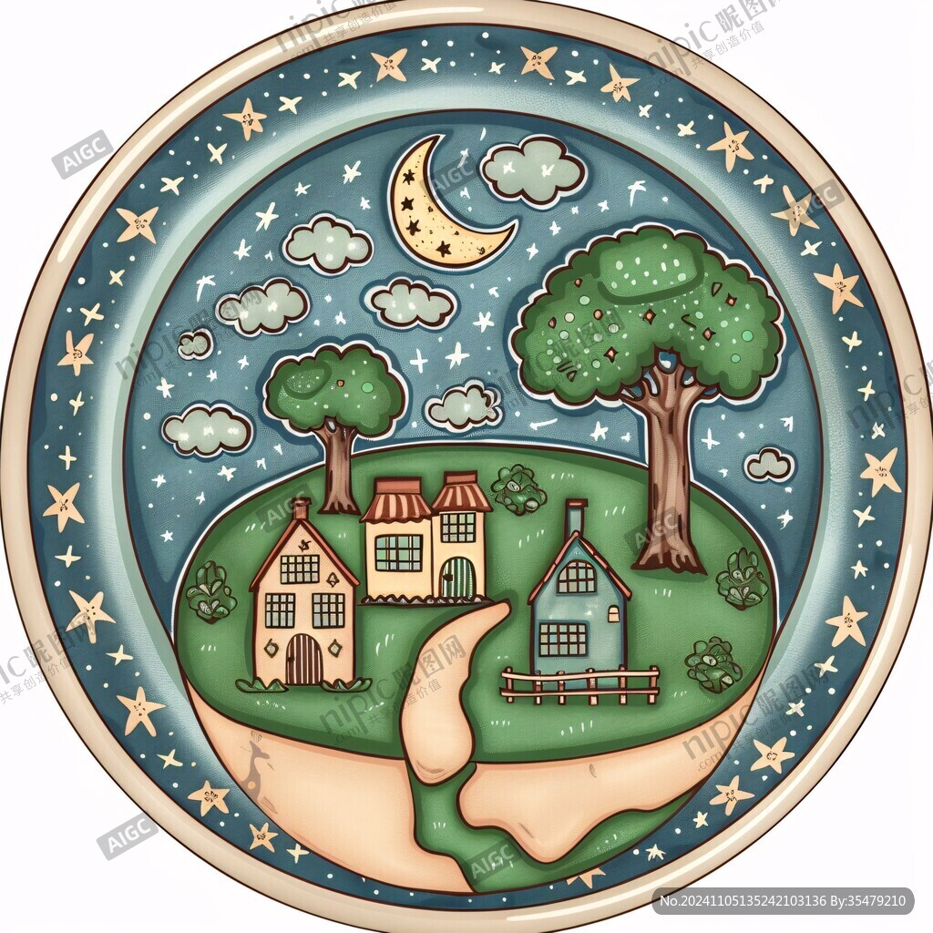 月夜小镇logo