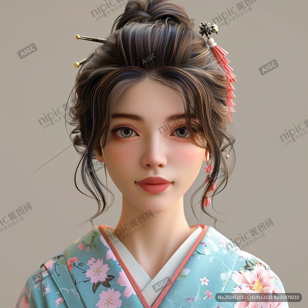 写实人物插画