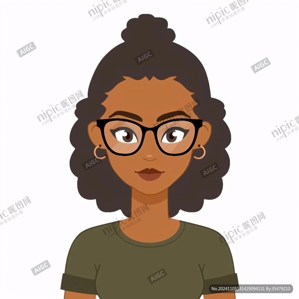 非洲女人头像