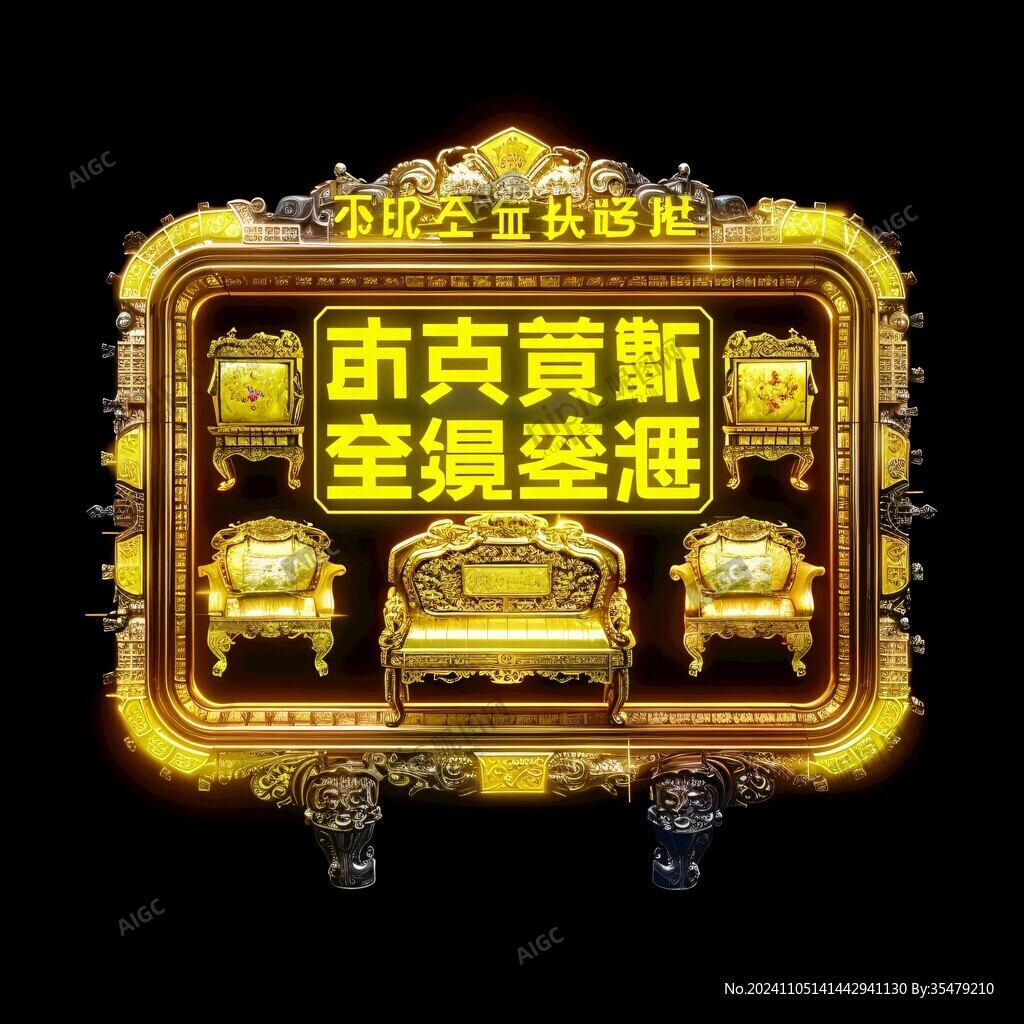 金器店广告海报