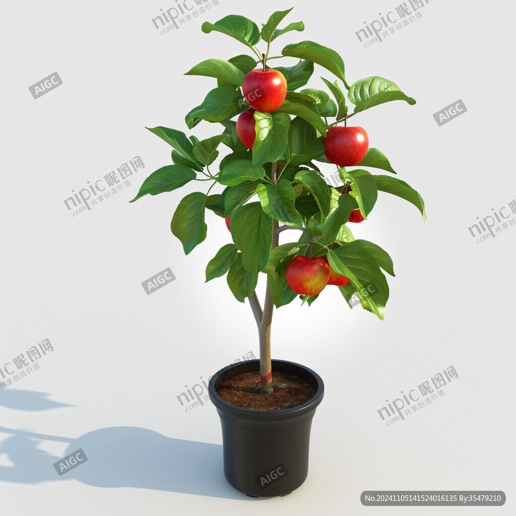 盆栽苹果盆栽