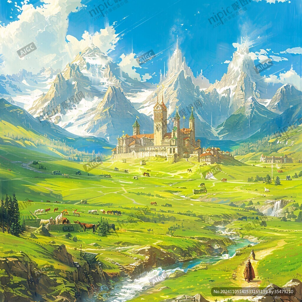 中世纪风景画