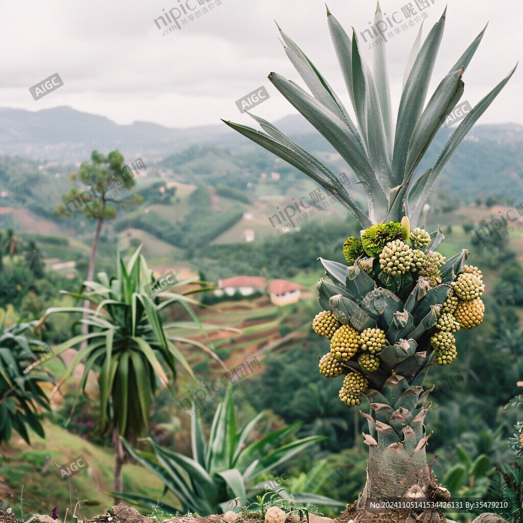 山丘上的菠萝基地