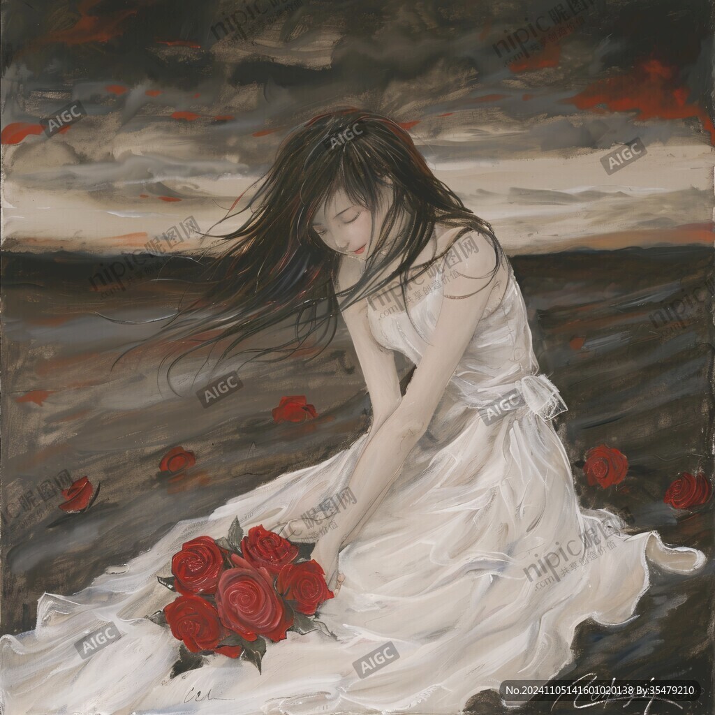玫瑰花少女