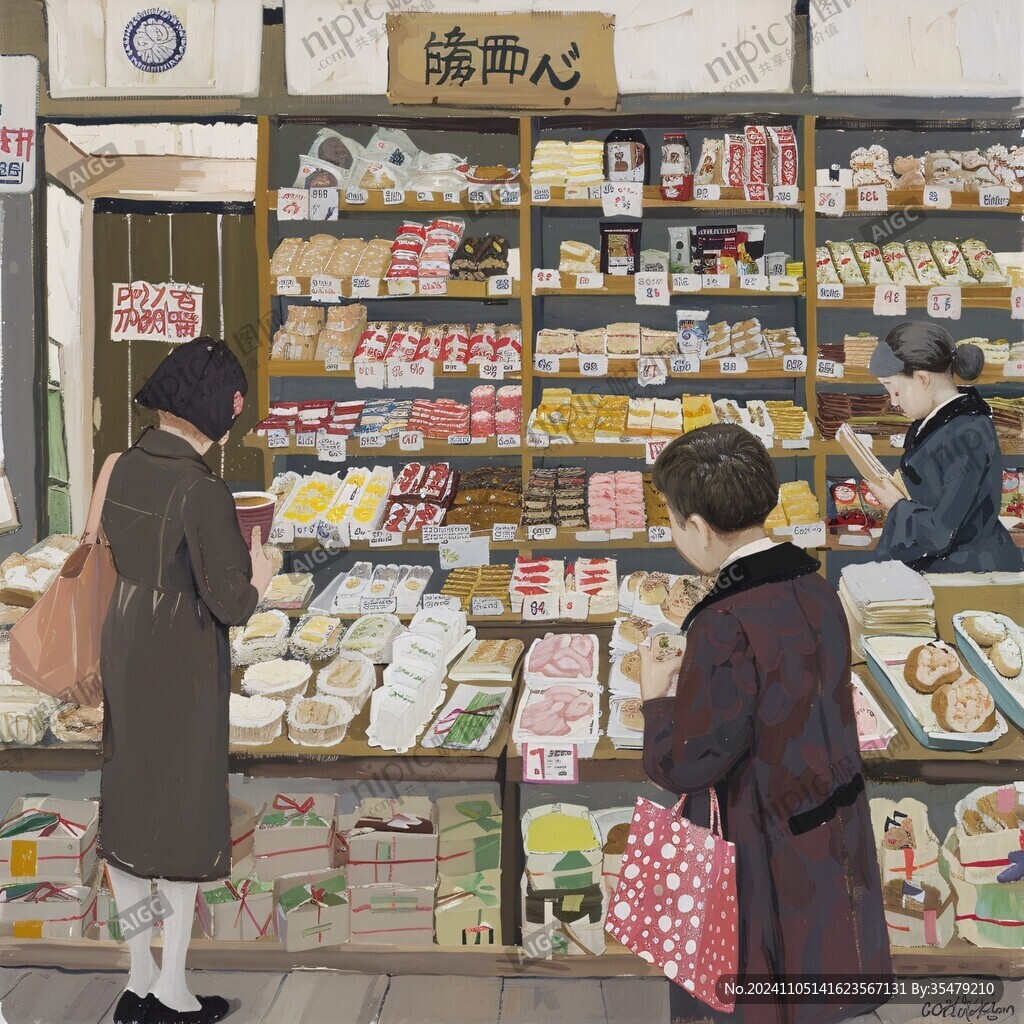 买小吃场景