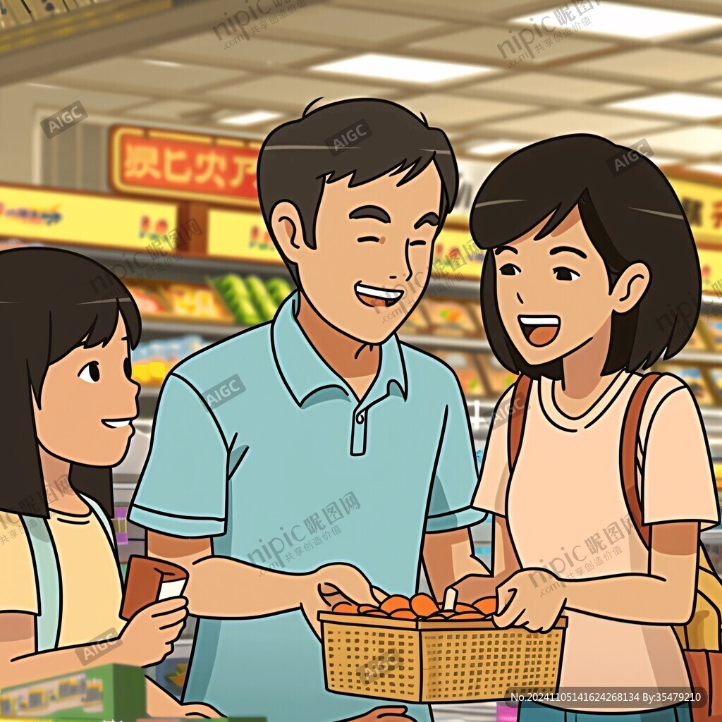 便利店零食插画