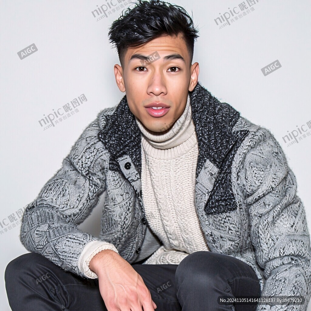 毛衣男生