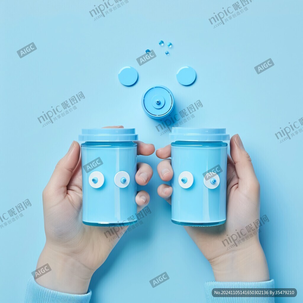 简约的胶囊包装瓶