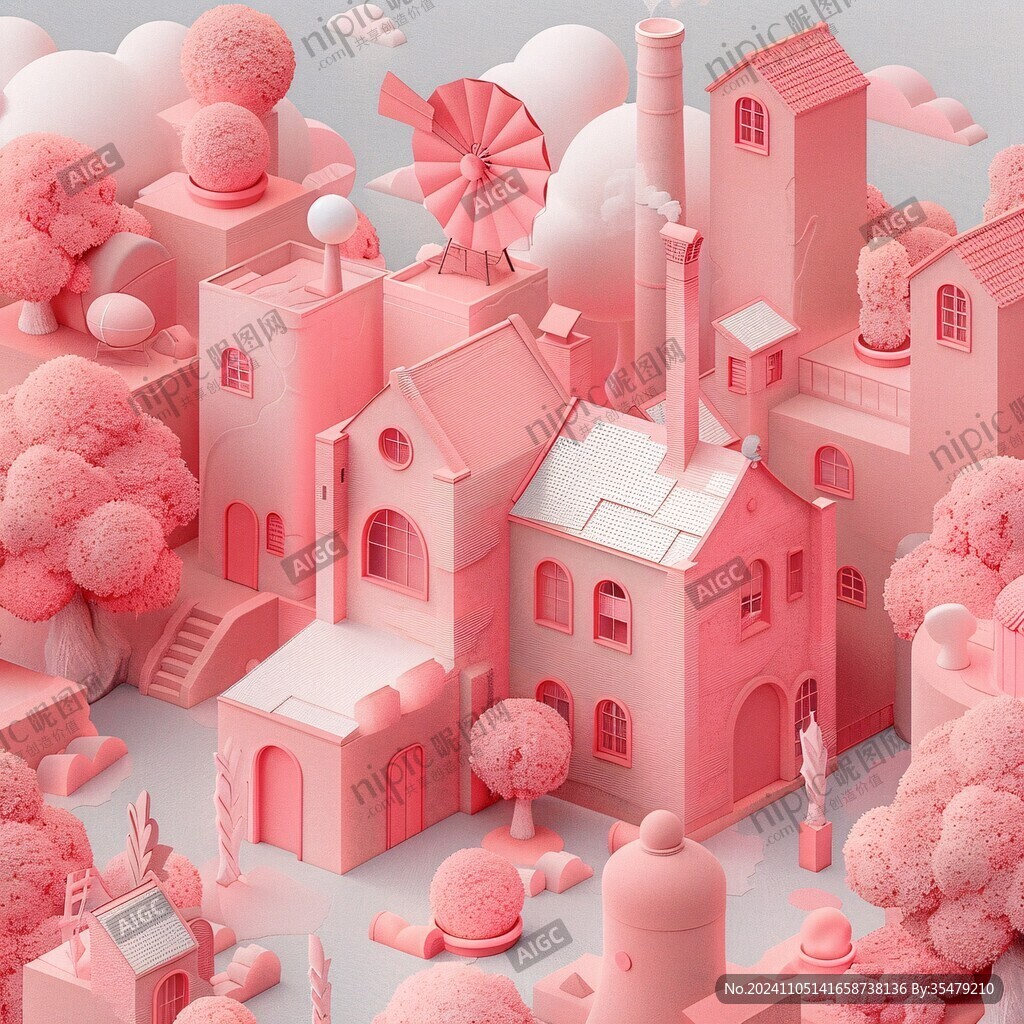 3d立体插画风格