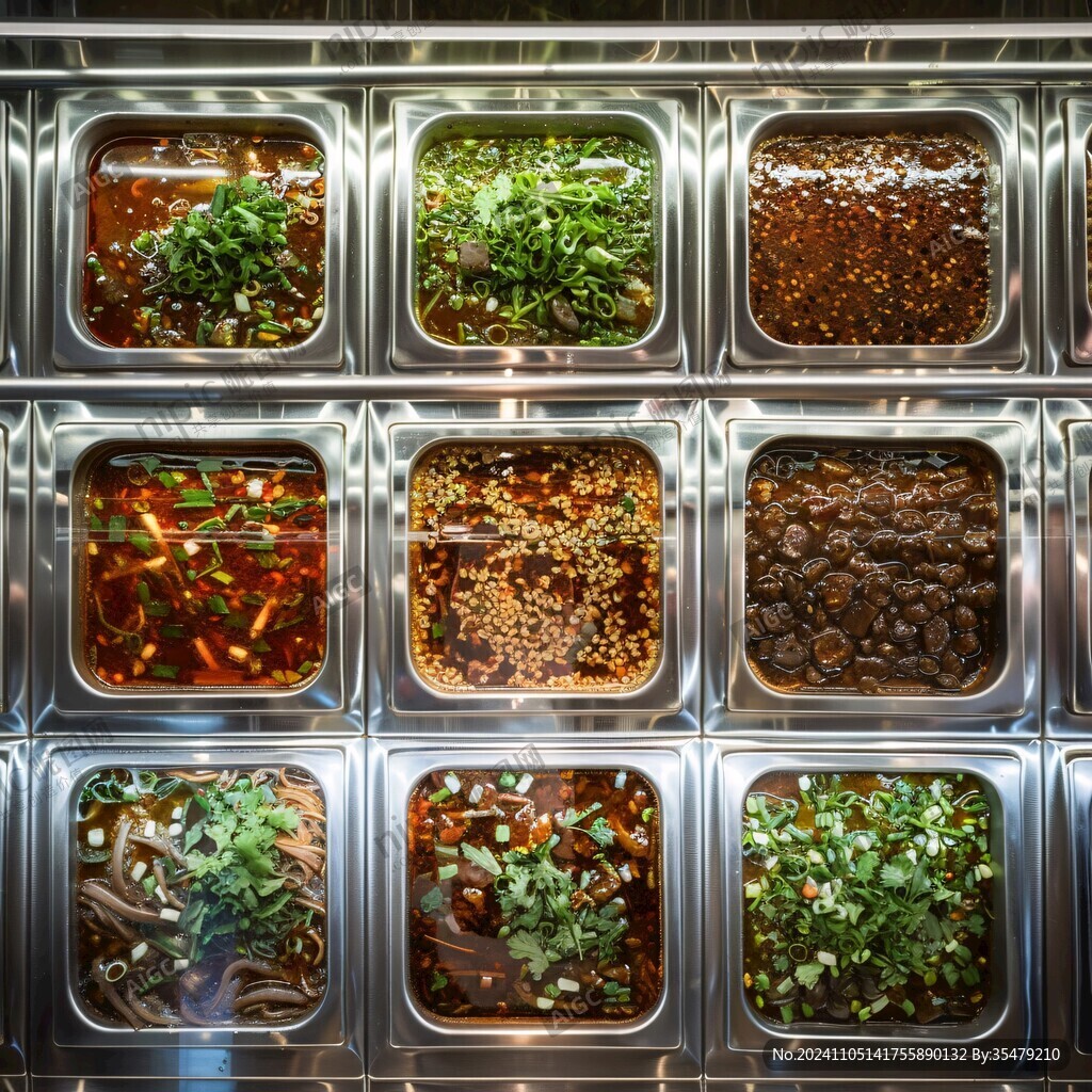 菜品橱窗