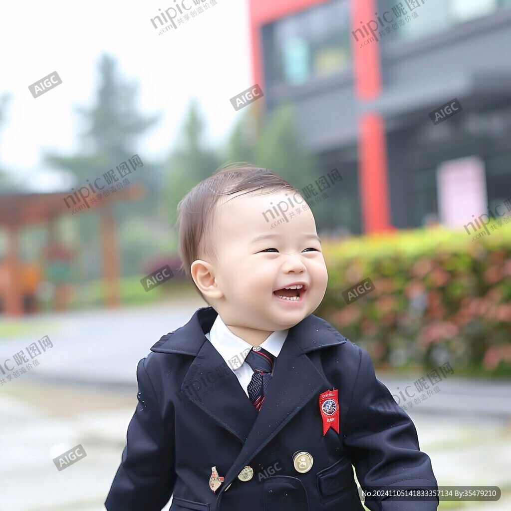 幼儿园开学拍照