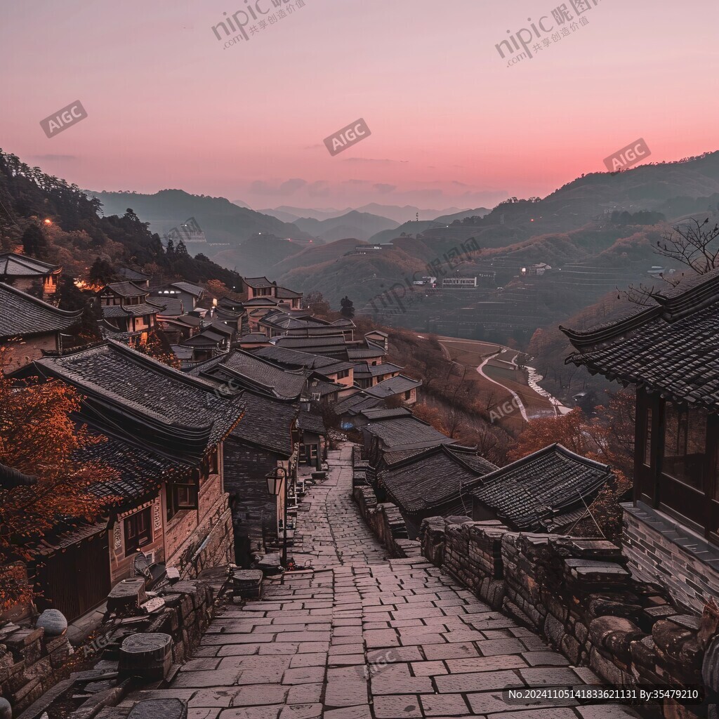 古道斜阳