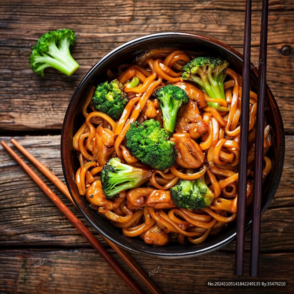 麻辣鸡块乌冬面