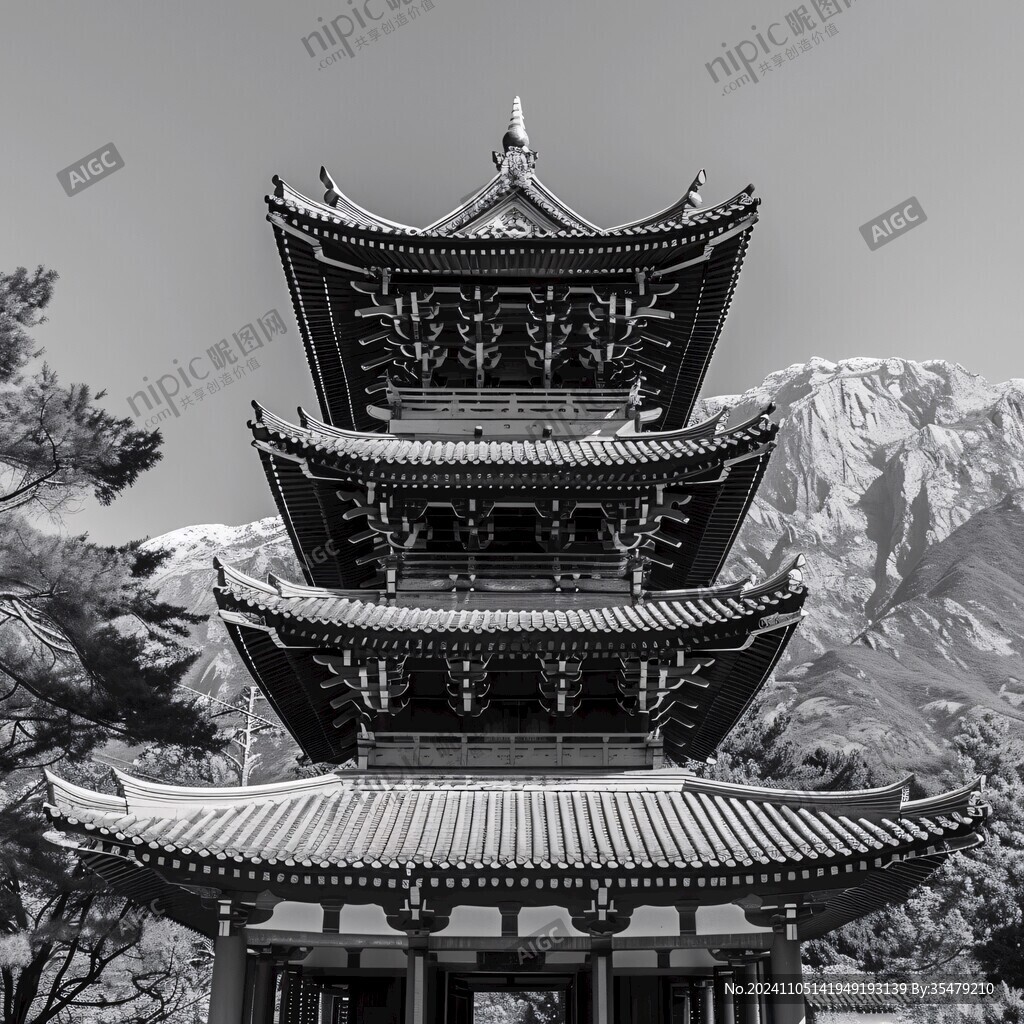 雪山古楼
