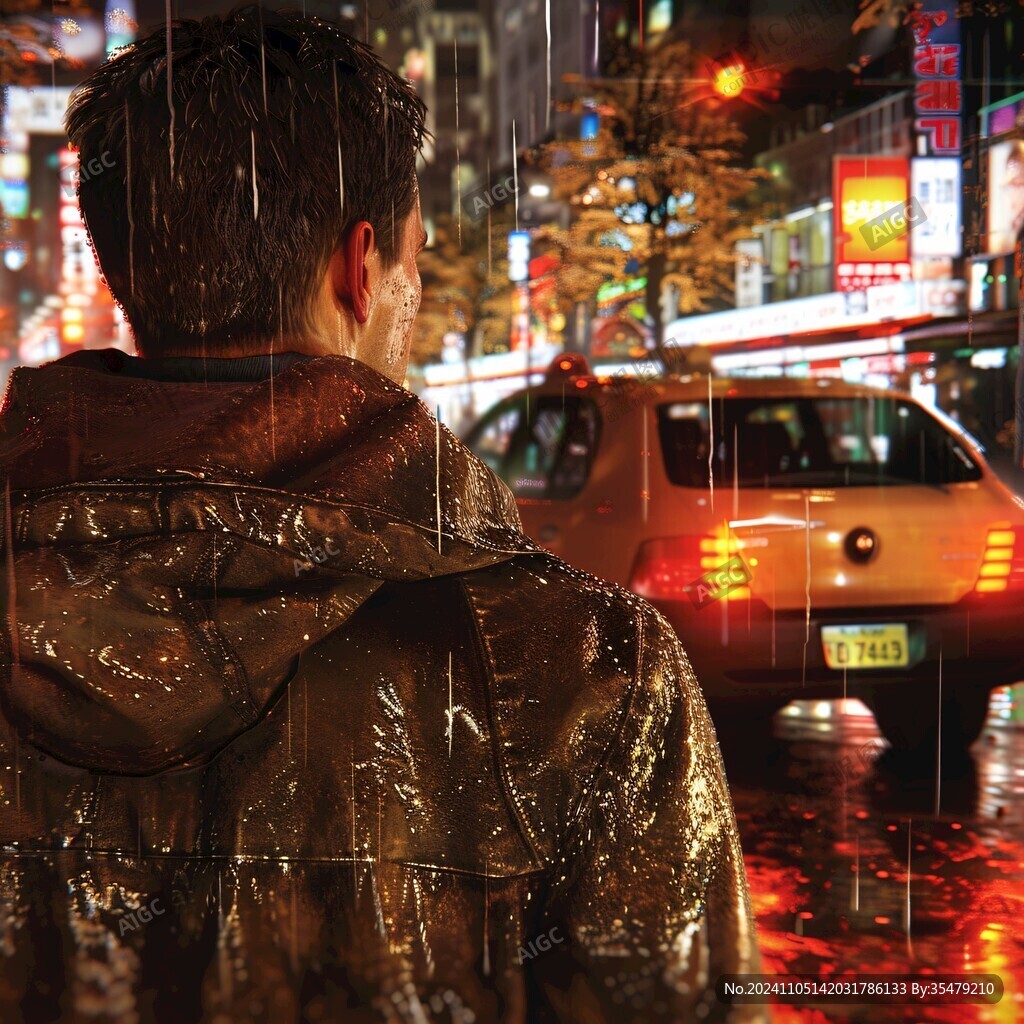 雨天的路人
