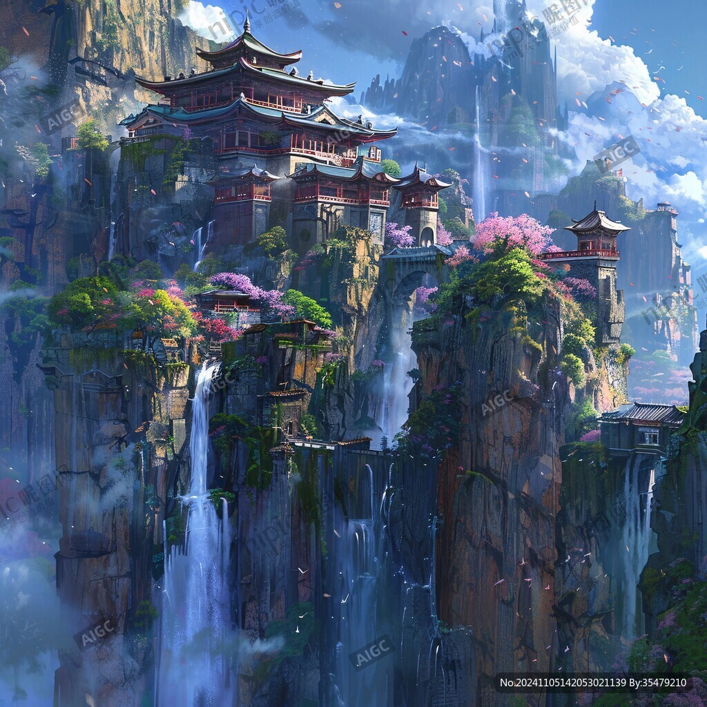 古风场景概念图